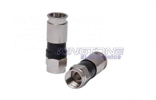 Quality F Type Male Bulkhead Coaxial Cable Connectors 75 Ohm for RG58 RG 59 RG6 for sale