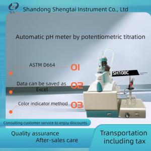 Buy cheap ASTMD664 potentiometric titration Automatic pH meter Corrosion resistance RGB color indicator method product