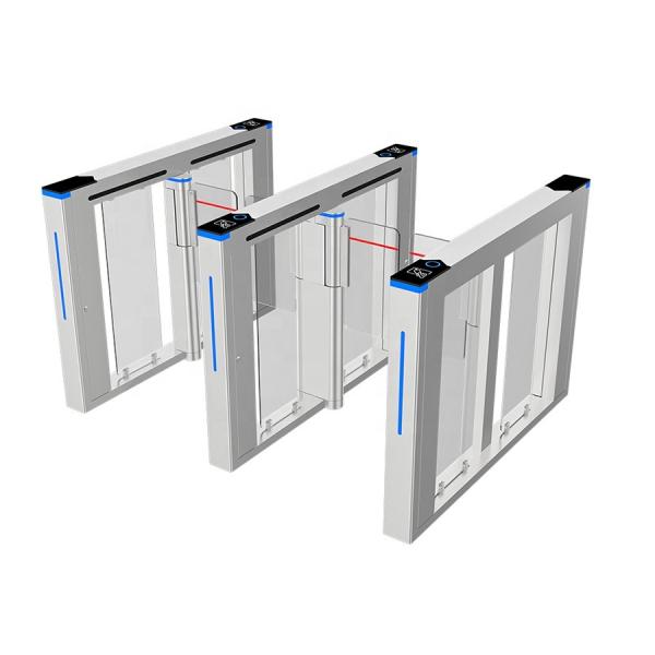 Quality Fingerprint Swing Speed Gate Turnstile Automatic Barrier Gate For Buildings for sale