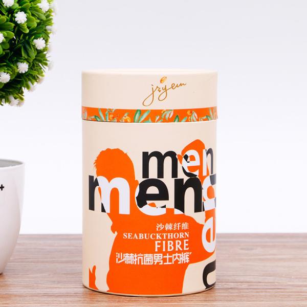 Quality Eco Friendly Cardboard Paper Tube Packaging Box Cylinder For Socks T Shirt Packaging for sale