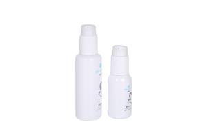 Non Spill Refillable 50ml 120ml PET Facial Lotion Bottle