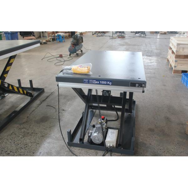 Industrial Small Electric Scissor Lift Table Industrial 1700x850mm Maximum Height 50"