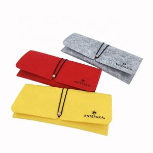 Buy cheap Convenient Custom Safety Felt Eyeglass Case Reader Eyeglass Case 180*72*23mm product