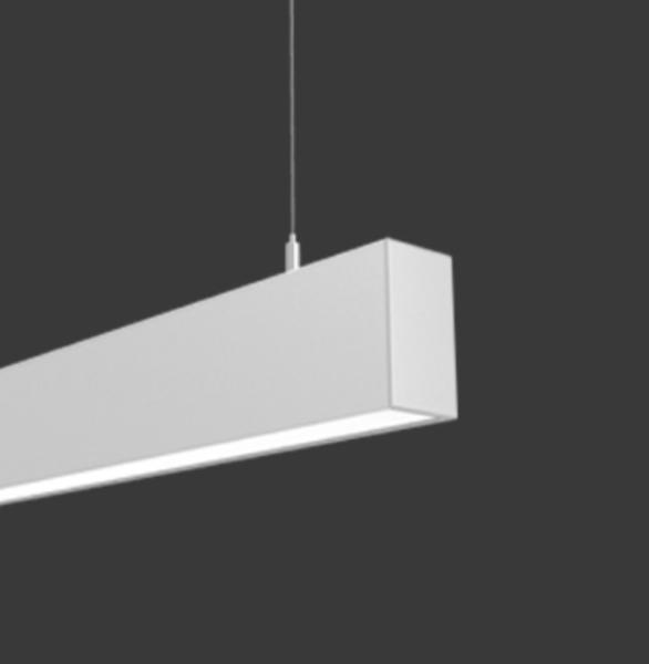 Quality Non Linkable LED Linear Lighting SMD2835 Channel Light Fixture Beam Angle 96° for sale