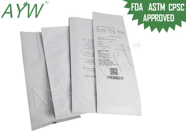 Quality Resist Moisture White Paper Coffee Tea Bags Easy Closure Without Lock Zipper for sale