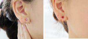 Buy cheap Fashion jewelry women shinning kiss diamond stud earring product