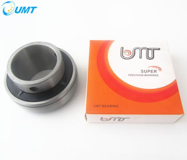 Quality insert bearing UC204 for textile machinery,ceramic machinery etc. rubber seals pillow block bearing for sale