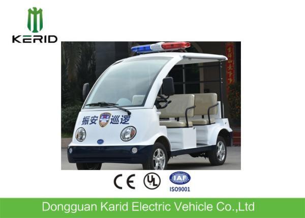 Quality Battery Operated 4 Wheel Utility Cart With 4 Seats / Electric Sightseeing Vehicle for sale