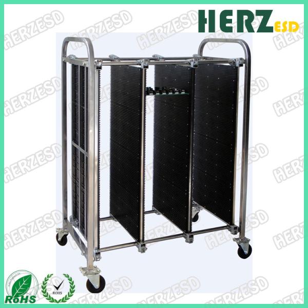 Four Wheels Design ESD Storage Racks Circulation Cart Frame Size 1100 × 620 ×