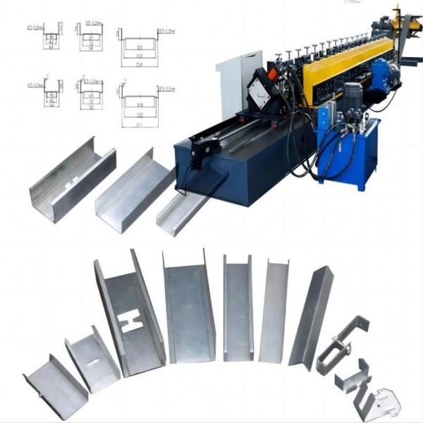 Quality 50KW 380V Omega Roll Forming Machine PLC Controlled for sale