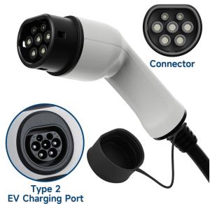 Type 2 Female EV Plug 16A 32A EV Connector IEC 62196-2 Car Side Plug For Electric Vehicle