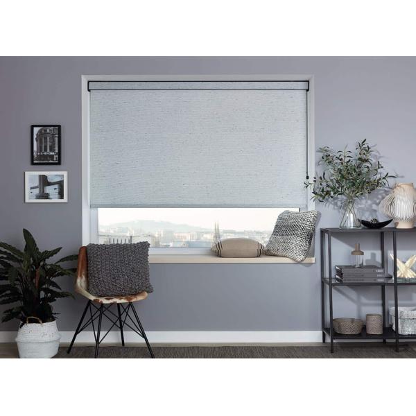 280cm Polyester Blackout Roller Blinds Fabric Foam White Coating