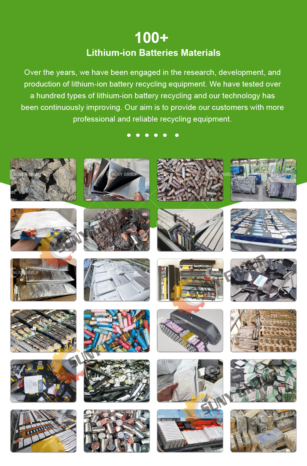 Machine Type Lithium Battery Recycling System for Most Popular Soft Package Cellphones