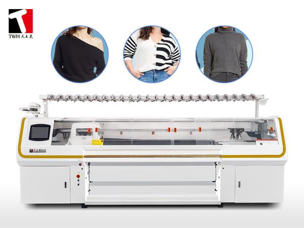 Quality TWH Computerized Sweater Knitting Machine 7G With Zero Finishing Comb for sale