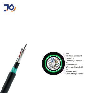 Buy cheap Fire Retardant LSZH GYZTA53 HDPE GYTA53 Underground Directly Buried Fiber Optic Cable 4 8 12 24 48 96 Cores product