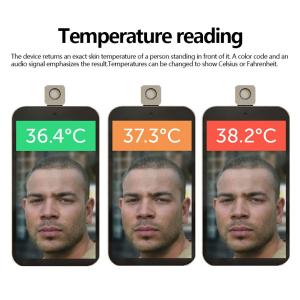 2.5W HD Ai Infrared Thermometer With Face Recognition Dustproof