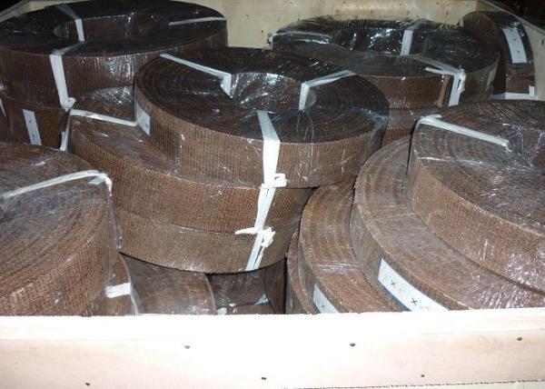Quality Flexible Asbestos Woven Brake Lining Roll Good Softness Environmental Friendly for sale