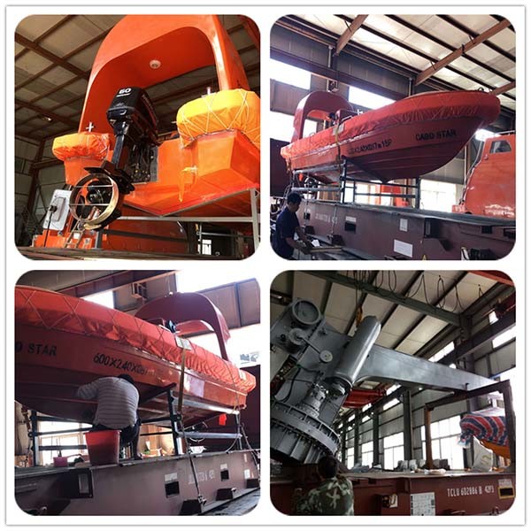 IACS Approved SOLAS 15 Persons Diesel Engine Driven Water Jet Fast Rescue Boat