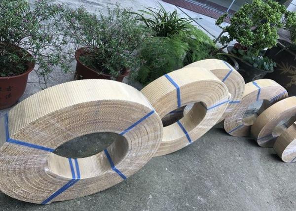 Quality Asbestos Fiber Woven Brake Lining Roll For Braking Deceleration / Transmitting Power for sale