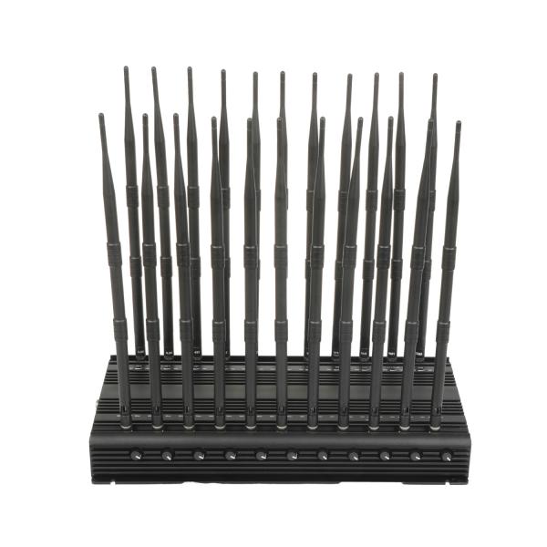 Multifunctional 22 Antennas Full-Band Wireless Signal Jammer With Remote Control. Blocks 5.2G, 5.8G, Wi-Fi 6E, Lora, etc. Signals, and Has a 70m
