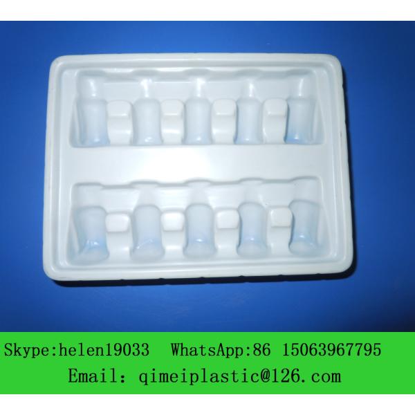 Disposable Blister Medicine Vial Packing Tray Customizable for Customer Requirements
