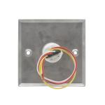Heavy Duty Green Dome Exit Button , Square Size 3 * 3 Mushroom Push Button