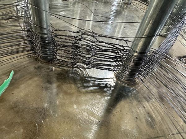 Quality Inconspicuous Obstacles Tank Barrier Mesh Tank Track Wrapping Wire Mesh for sale