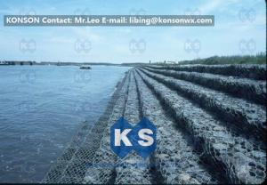 China Double Twisting Galvanized Wire Gabion Retaining Wall with Grid Reinforced Structure on sale