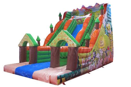 Quality Commercial Large Inflatable Slide Animal Kingdom Themed With Air Blower for sale