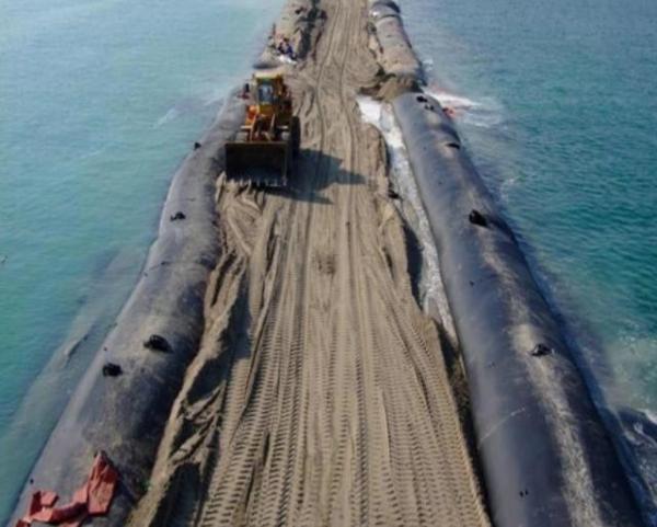Quality Dredged Geotextile Geotube Dewatering Bags Sediment Filter Bags for sale