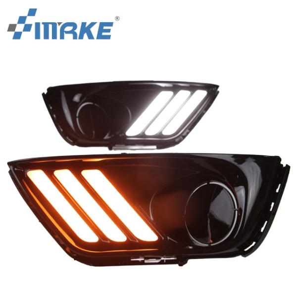 Quality Smrke For Jeep Compass 2016-2017  Mustang Style Cob Led Daytime Running Lights for sale