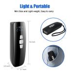 Bluetooth 1D Mini Barcode Scanner Portable For IPad IPhone PC Windows Android