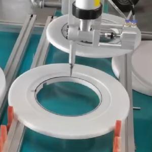 Buy cheap 220V 3 Axis Dispensing Robot 600*600MM Glue Dispensing Systems 500mm/sec product