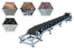 Custom Troughed Belt Conveyor , Material Handling Conveyor Adjustable Speed With