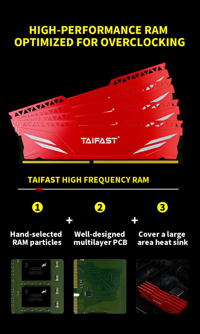 8GB Heatsink DDR4 Memory Ram Micron 1.5V 2400MHZ For Desktop PC