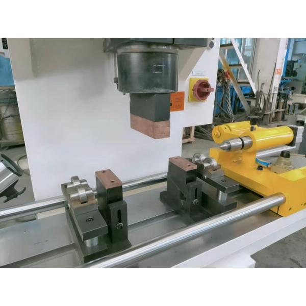 Motor Shaft Ball Screw Hydraulic Straightening Press Machine 63T With Railstock