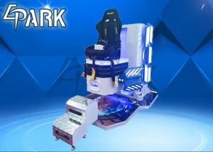 China Single seat 9D VR parachute jumping equipment simulator EPARK amusement vr 9D roller coaster virtual reality machine on sale
