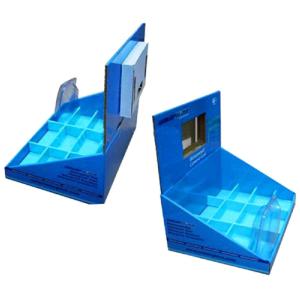 China Retail LCD Cardboard Counter Display/pop counter cardboard display lcd screen cardboard counter display/ LCD couurgated on sale