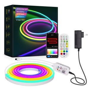 China Bluetooth Tuya Dimmable LED Strip 2000mm 3000mm Led Neon Flex RGB on sale