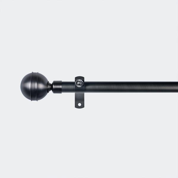 Quality Customizable Aluminum Curtain Rod Set R Shaped Curtain Single Bracket for sale