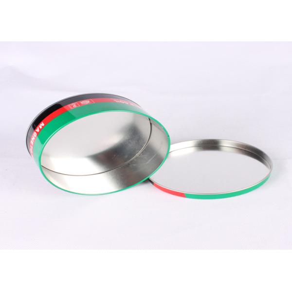 Metal Small Tin Cans Container CMYK Printed For Motorcycle Metal Parts Storage