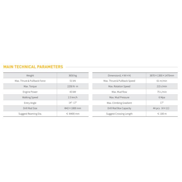 GS50-LS horizontal directional drilling machine, 5ton horizontal directional drilling machine, 5ton hdd machine, 5ton hdd rig
