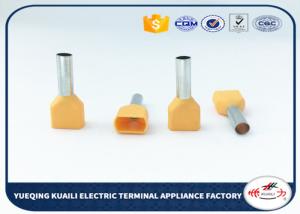 Buy cheap Double Crimping Ferrule Insulated Cord End Terminals Orange pre-insulation terminal product