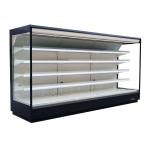 R404a Open Front Display Fridge For Vegetable Dairy And Beverage