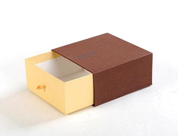 Quality Pure Color Paper Drawer Boxes Kraft Drawer Box  Shoes And Suit Packing for sale