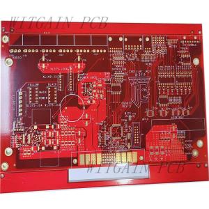 Buy cheap 8 Layer Multilayer Circuit Board Red Solder Printed 50 Ohm product