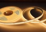 Certified 840 LED Cob Strip Lights In Warm White Adhesive Backing Ra Value