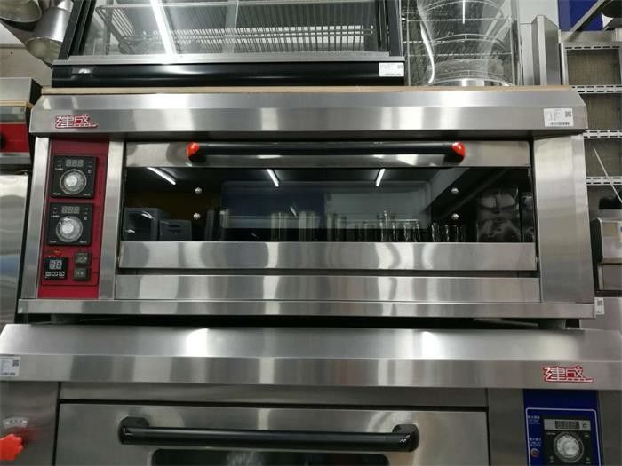3 Layer 6 Tray Gas Baking Ovens with Window Door Mechanical Controller Timer