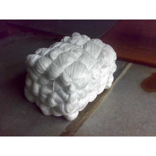 Good Evenness Textured Polyester Yarn , Ring Spun Polyester Yarn Low Hygroscopic