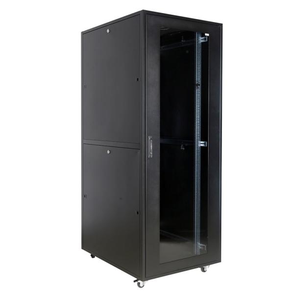 Quality 45U Smart Network Server Cabinet Passive Ventilation Server Enclosure With Doors for sale